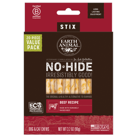 Packaged No-Hide: Beef Chews