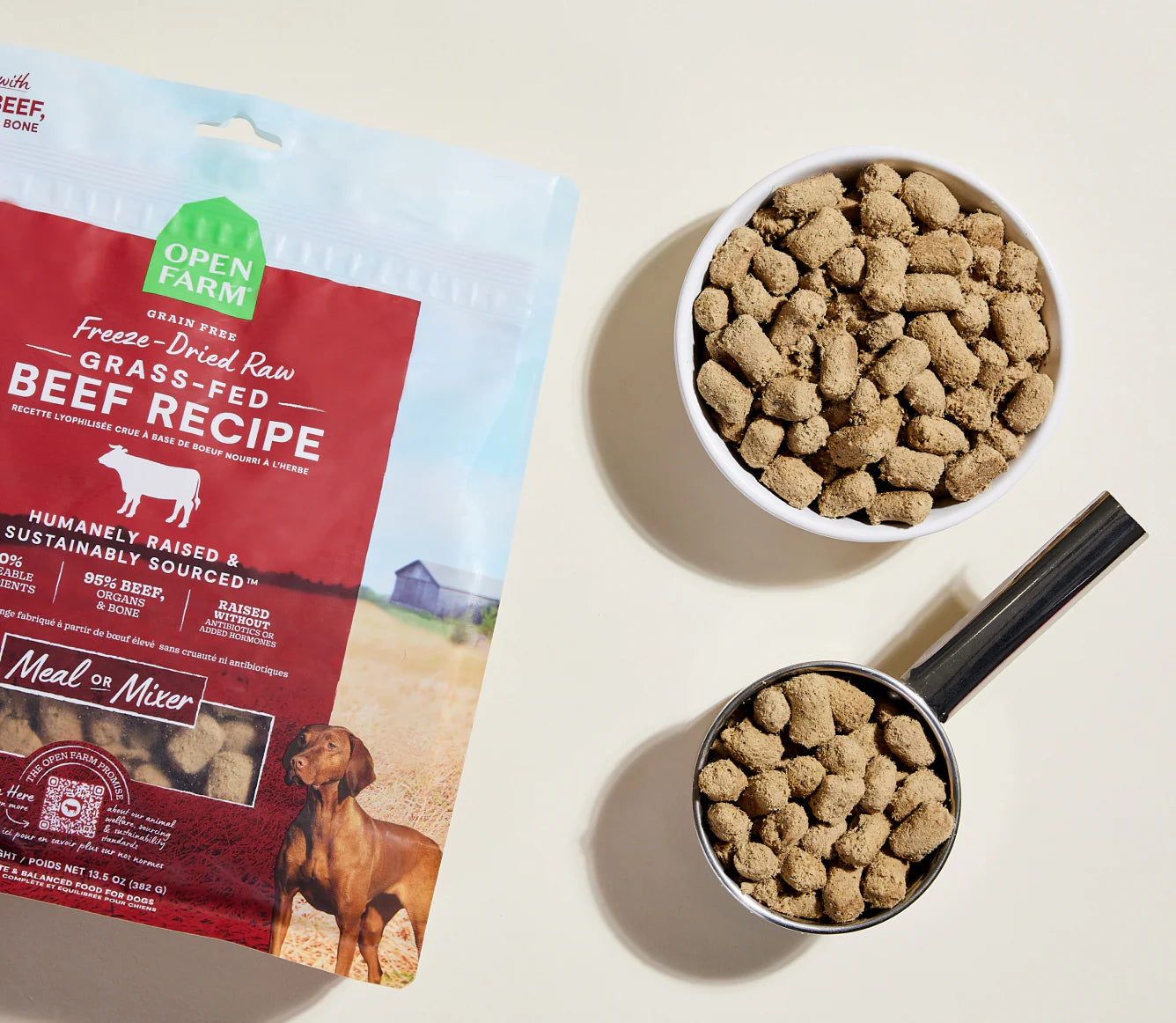 Open Farm Freeze Dried Raw Morsels, Grass-Fed Beef