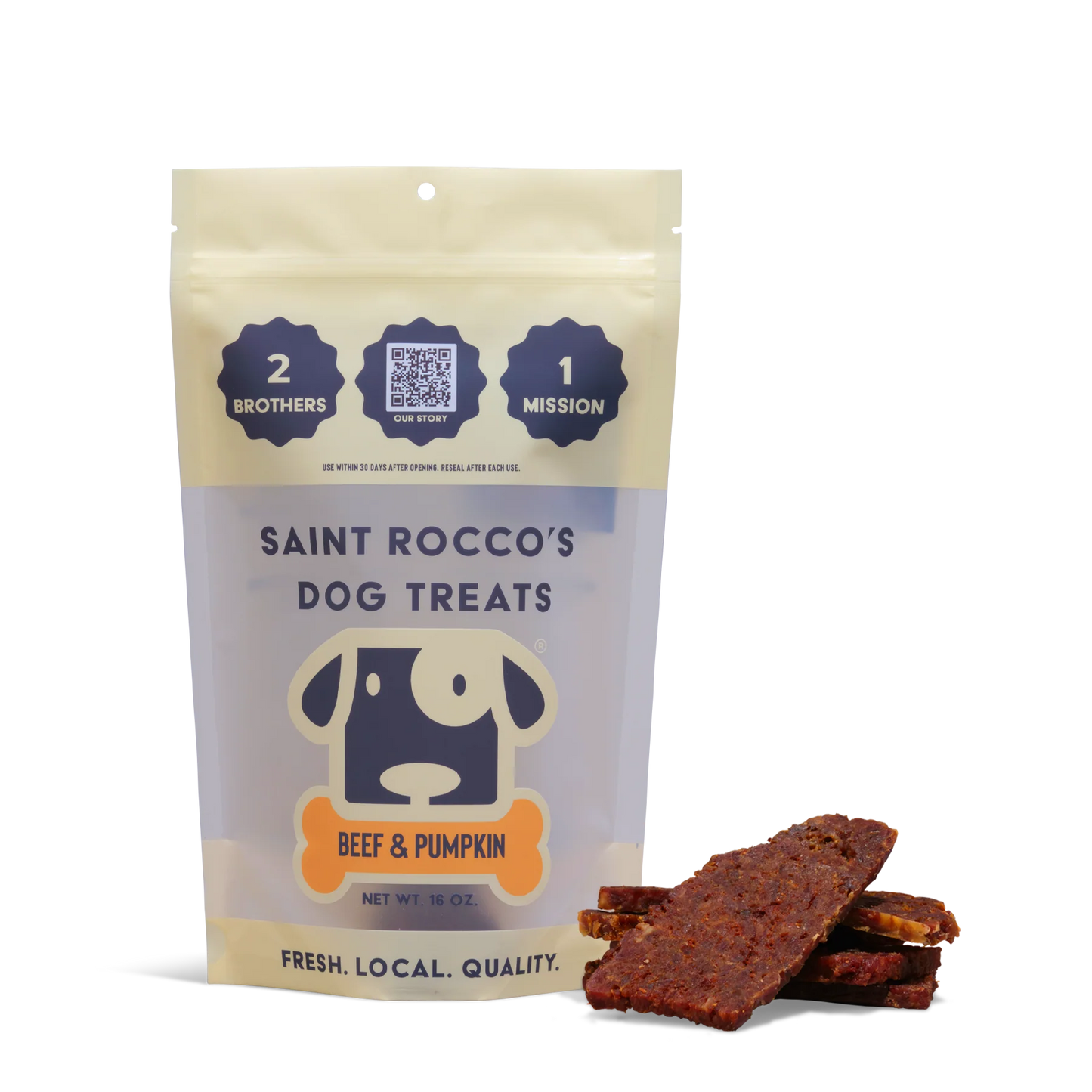Beef & Pumpkin Soft Baked Dog Treats