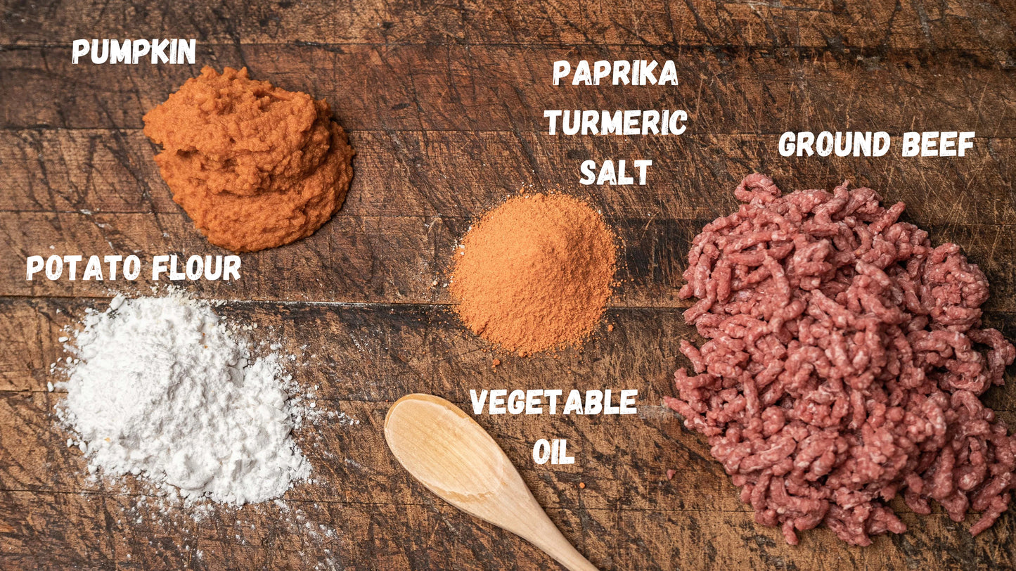 Beef & Pumpkin Soft Baked Dog Treats