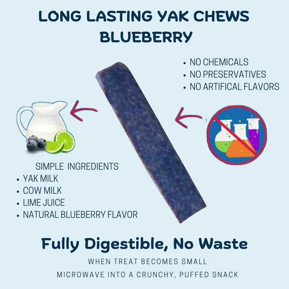 Blueberry Yak Cheese Chew