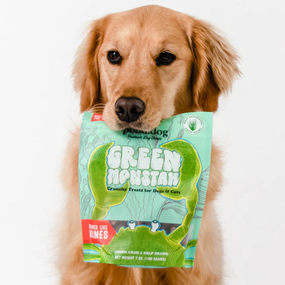 Polkadog Green Monstah Bones
