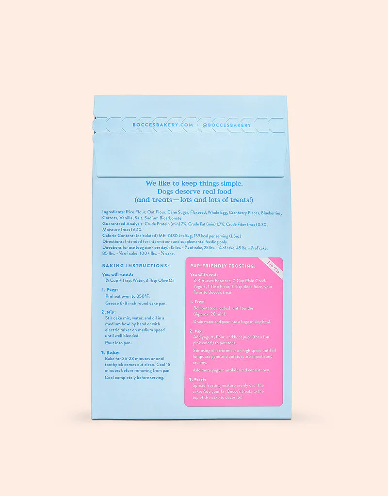 Bocce’s Bocce’s Birthday Cake Mix