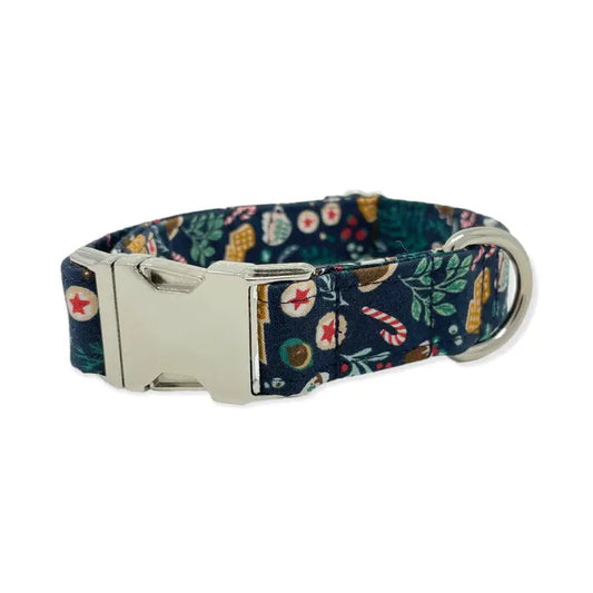 Holiday Feast Christmas Print Collar