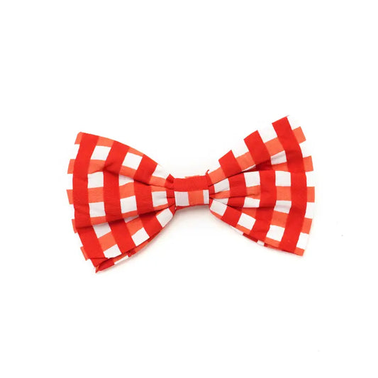 Red Check Bow Tie by The Paws