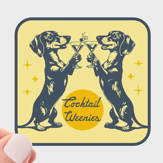 "Cocktail Weenies" Sticker