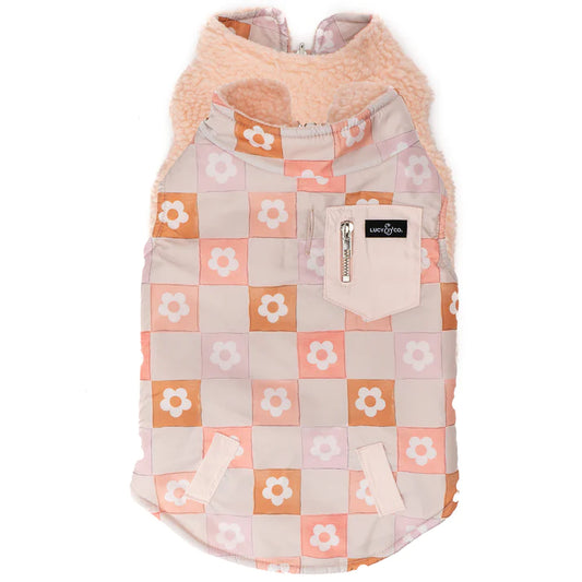 Daisy Delight Reversible Teddy Vest | Lucy & Co