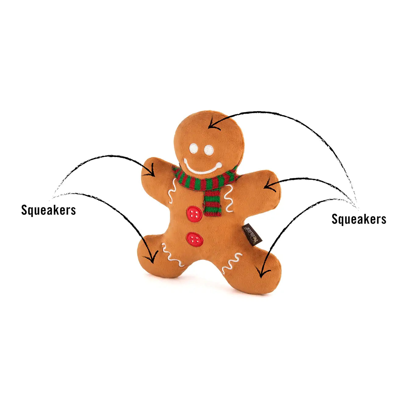 Holiday Gingerbread Plush Toy