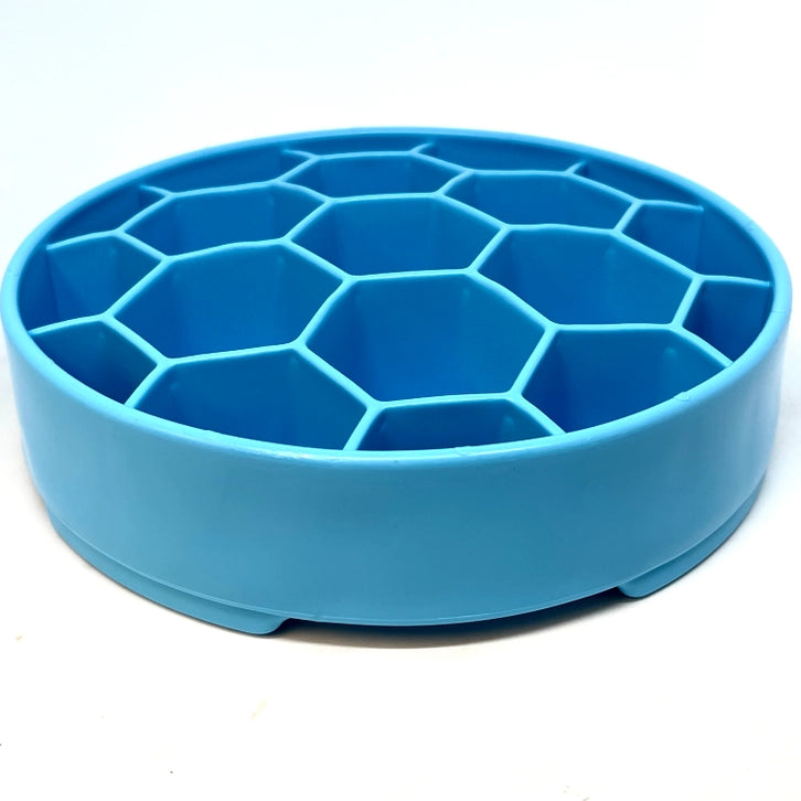 Soda Pup Blue Honeycomb Slow Feeder