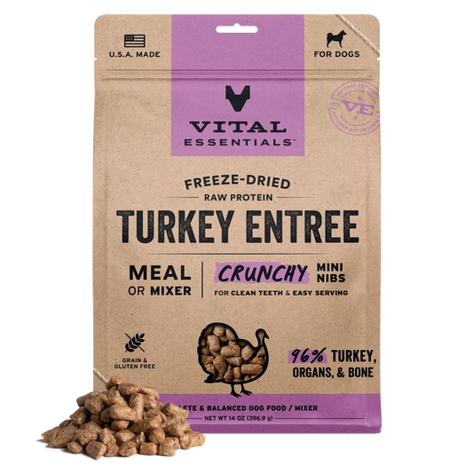 Vital Essentials FD Raw Turkey Entree Mini Nibs