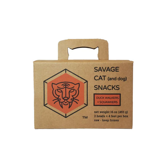 Raw Duck Walkers & Squawkers | Savage Cat