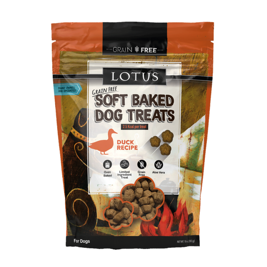 Duck Recipe Soft Baked Dog Treats | Lotus