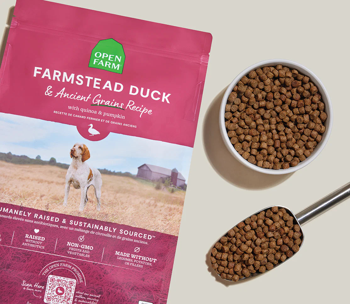Open Farm Farmstead Duck & Ancient Grains Dry Dog Food