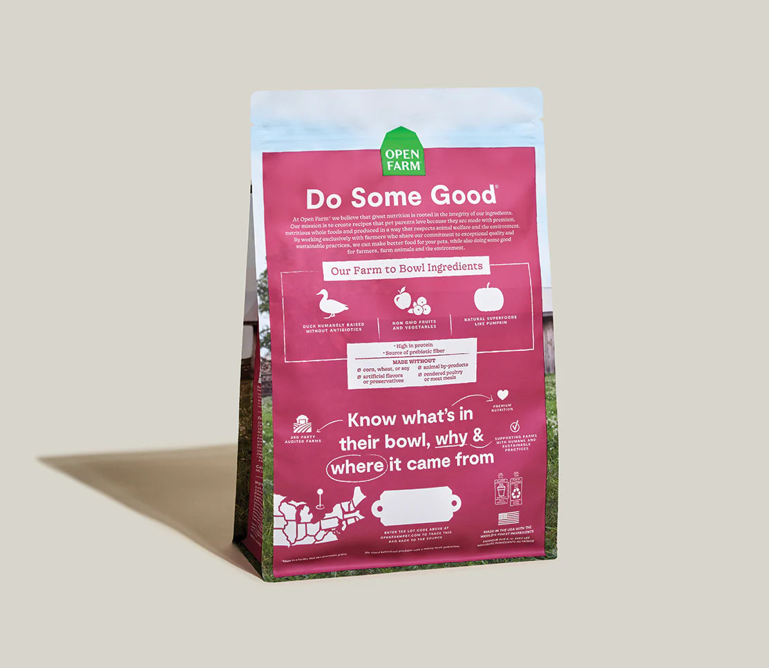 Open Farm Farmstead Duck Grain Free Dry Cat Food