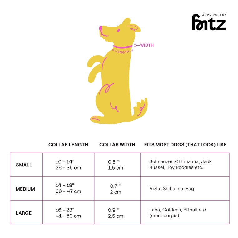 The Fritz Collar Durable, Waterproof & Two-Tone | Cherry