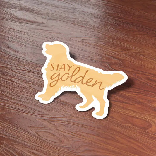 "Stay Golden" Sticker