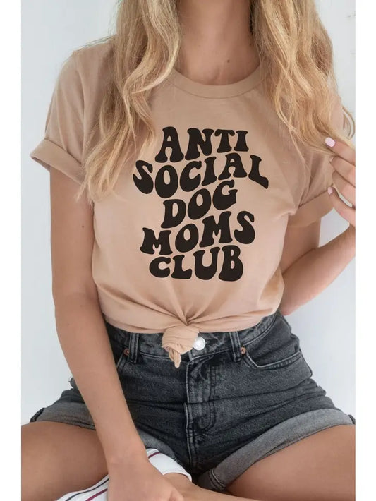 Anti-Social Dog Mom Tee