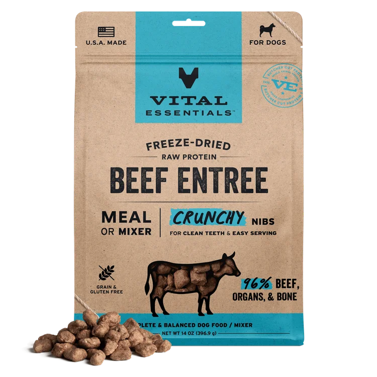 Vital Essentials FD Raw Beef Crunchy Nibs
