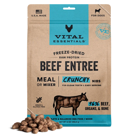 Vital Essentials FD Raw Beef Crunchy Nibs