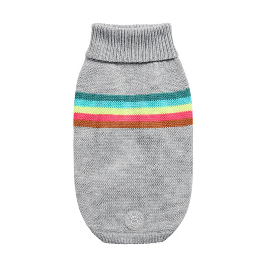 Grey Retro Sweater