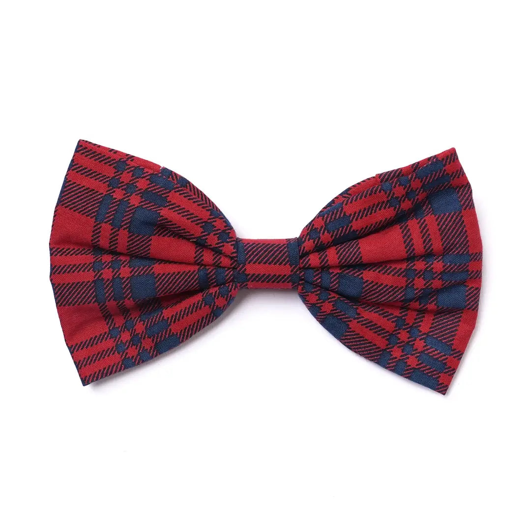 Cabin Plaid Bow Tie