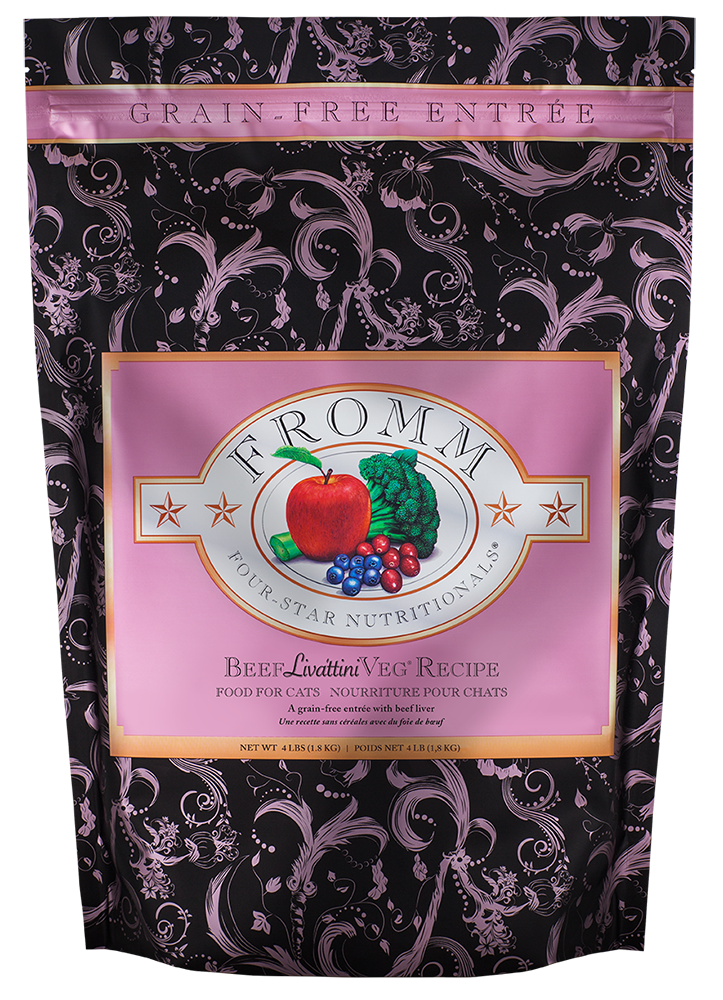 FROMM Four-Star Dry Cat Food BEEF LIVÁTTINI VEG RECIPE