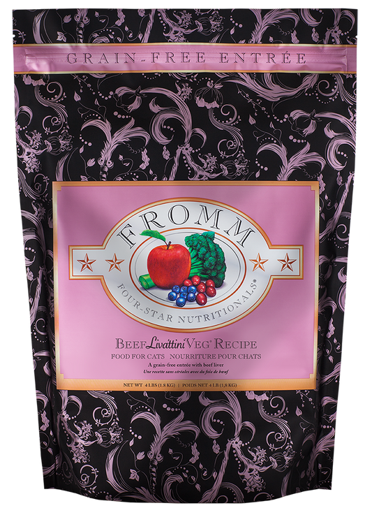 FROMM Four-Star Dry Cat Food BEEF LIVÁTTINI VEG RECIPE