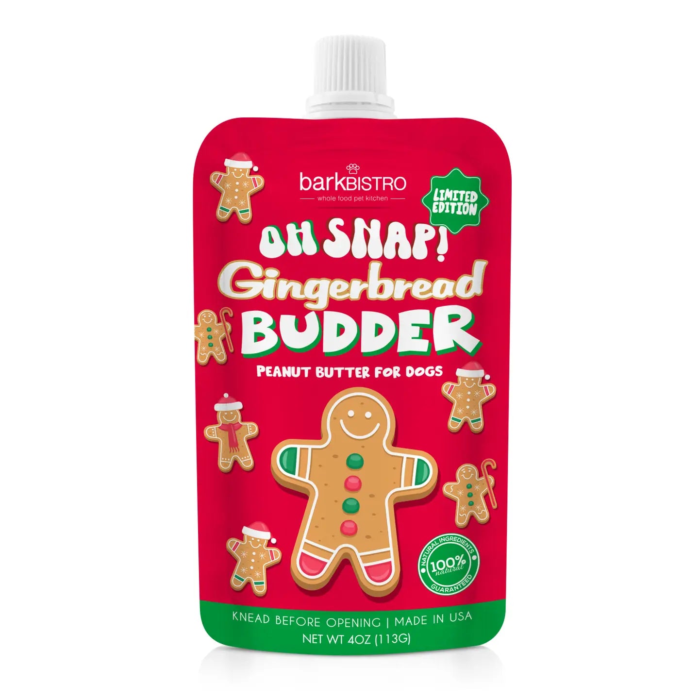 LIMITED EDITION Oh Snap! Gingerbread Holiday Buddy Budder