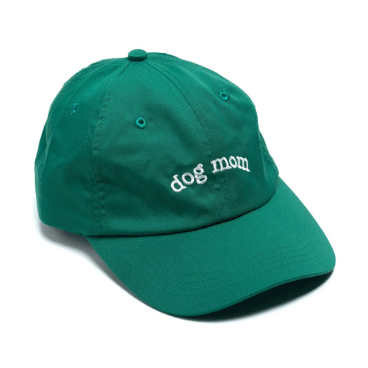 Dog Mom Green Baseball Cap