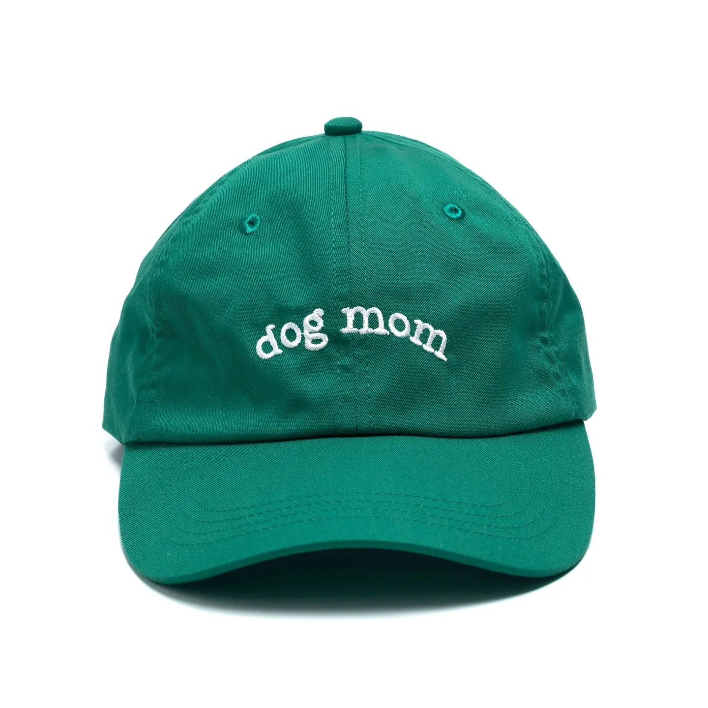 Dog Mom Green Baseball Cap