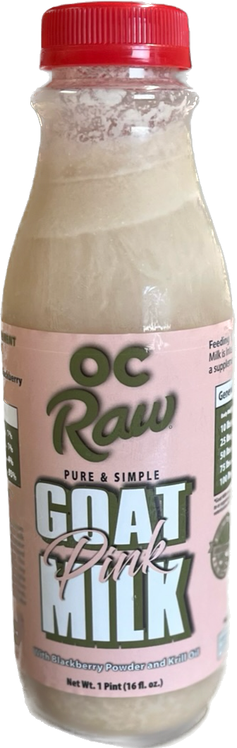 OC Raw Pink Goat Milk