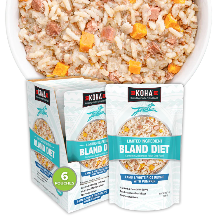 KOHA Limited Ingredient Bland Diet Lamb & White Rice Recipe for Dogs