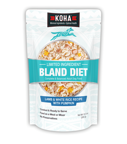 KOHA Limited Ingredient Bland Diet Lamb & White Rice Recipe for Dogs