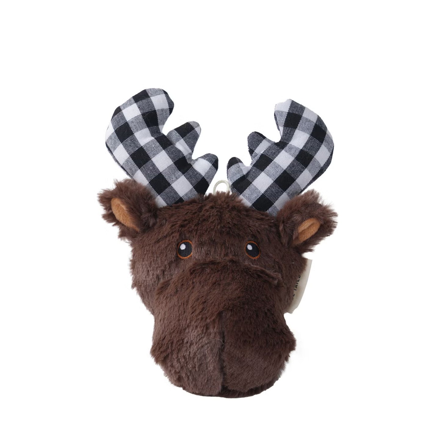 Tall Tails Moose Head Holiday Plush Toy
