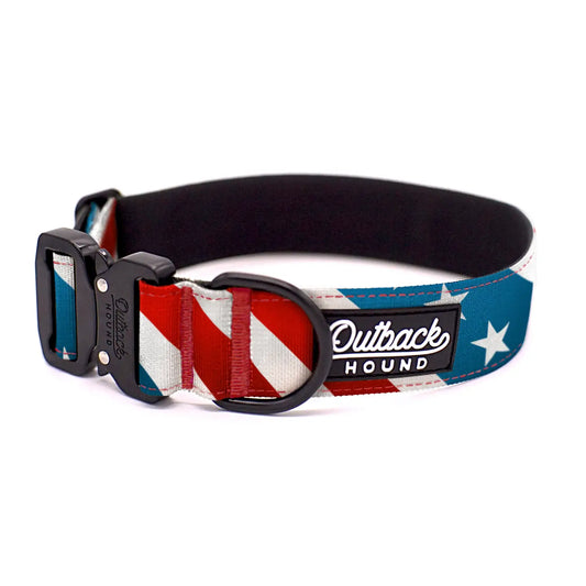 Outback Hound The Patriot Dog Collar