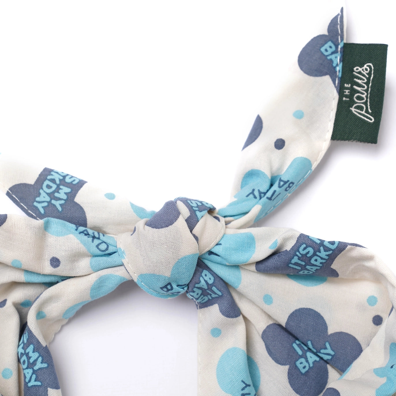 Let's Pawty - Birthday Blue Dog Bandana