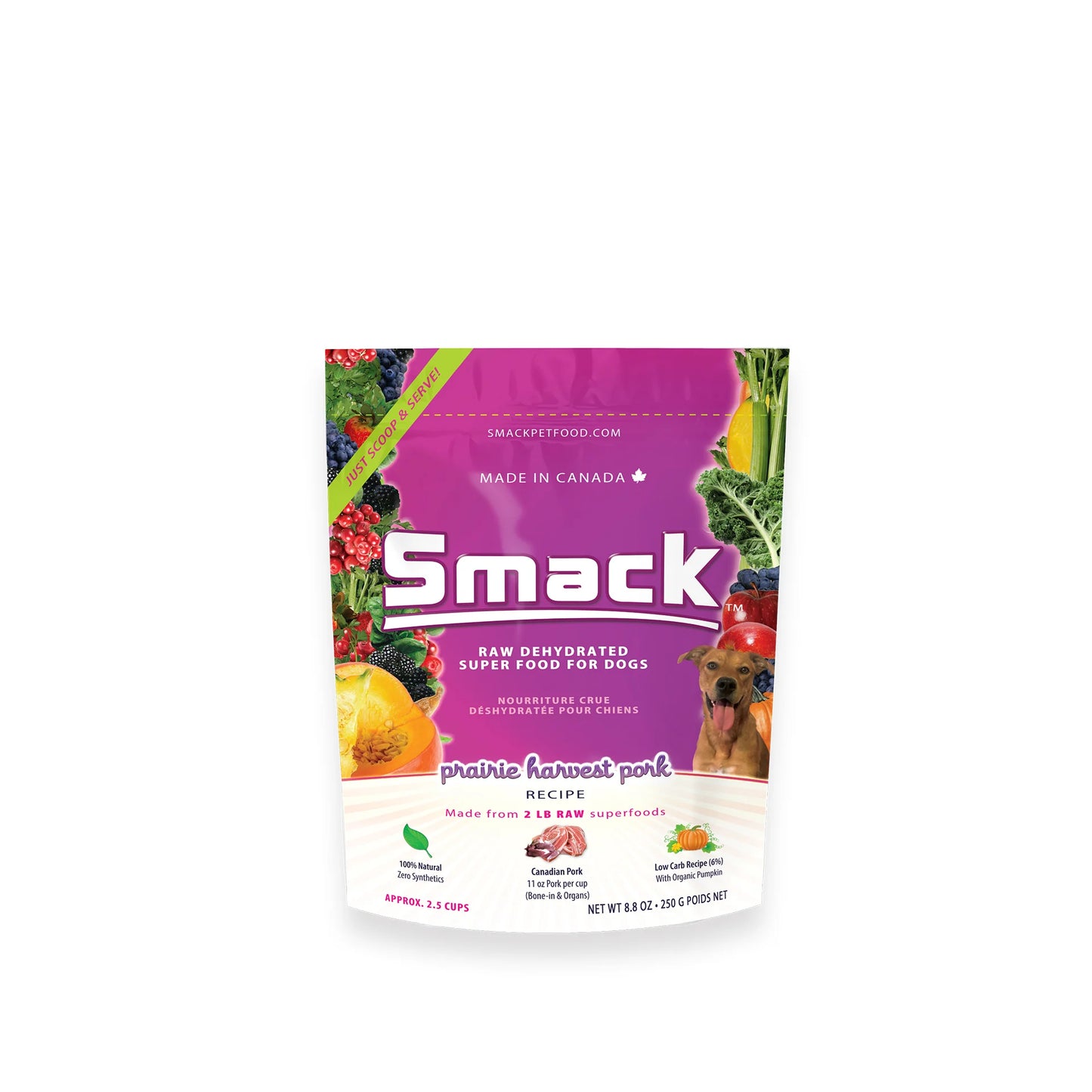 Prairie Harvest Pork Dehydrated Raw Food | SMACK