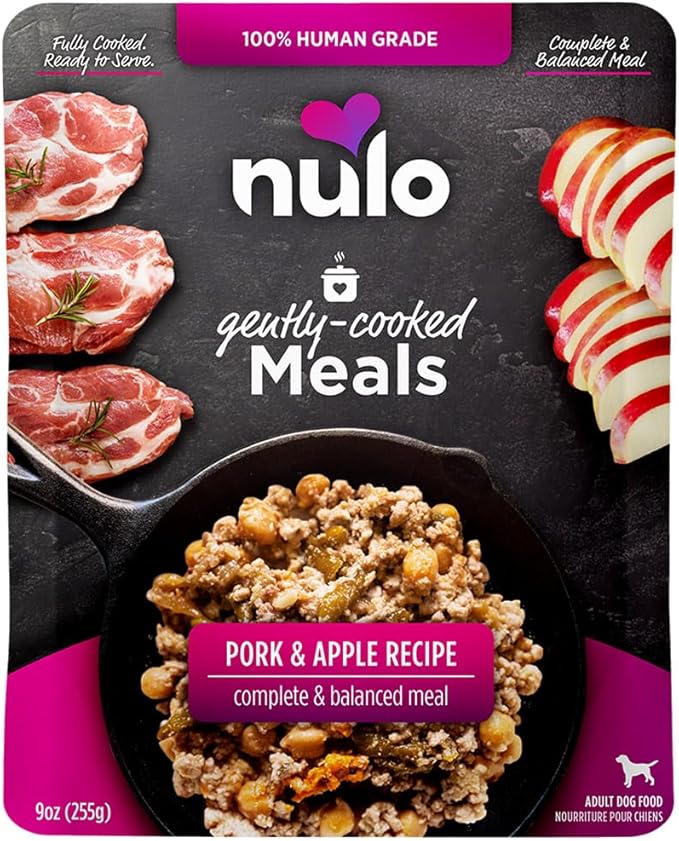 Nulo Gently Cooked Pork & Apple Dog Food Pouch