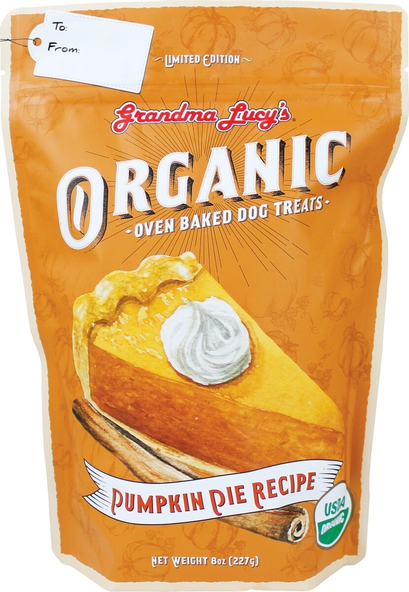 Grandma Lucy's Oven Baked Dog Treats: Pumpkin Pie Recipe
