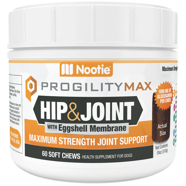 Progility Max Hip & Joint Chews | with Eggshell Membrane