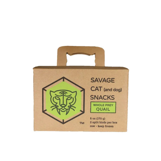 Raw Split Quail 2 Pack | Savage Cat