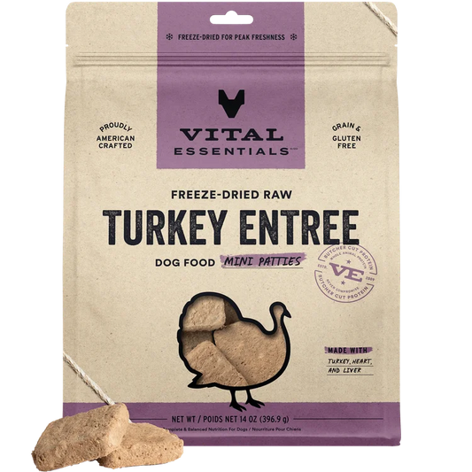 Vital Essentials FD Raw Mini Turkey Patties