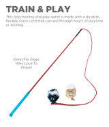 Tail Teaser Dog Flirt Pole & Accessories