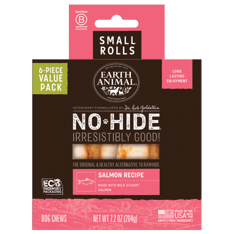 Packaged No-Hide: Salmon Chews