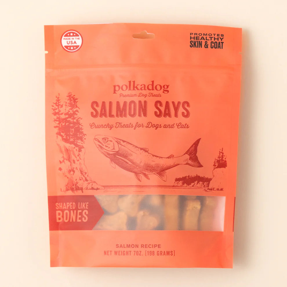 Polkadog Salmon Says Bones