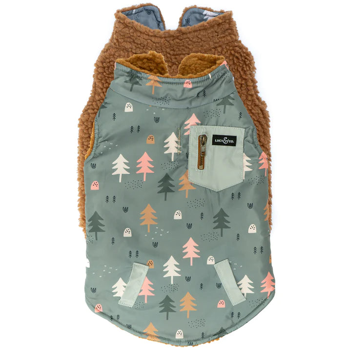 Take a Hike Reversible Teddy Vest | Lucy & Co