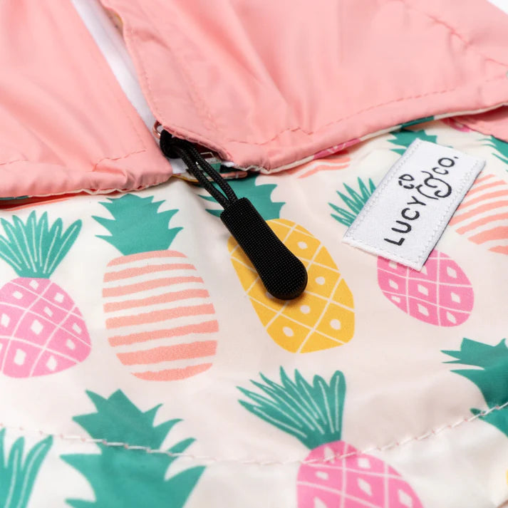 Poolside Chillin Reversible Raincoat | Lucy & Co