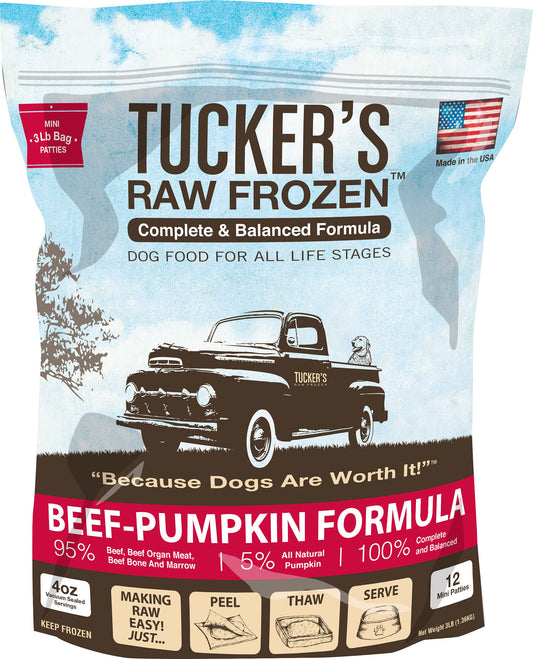 Tuckers Raw Food, Beef-Pumpkin Formula