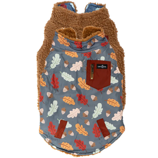 Unbeleafable Reversible Teddy Vest | Lucy & Co