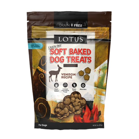 Venison Recipe Soft Baked Dog Treats | Lotus